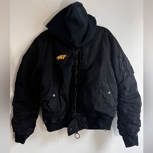 Off White Stencil Vintage Bomber